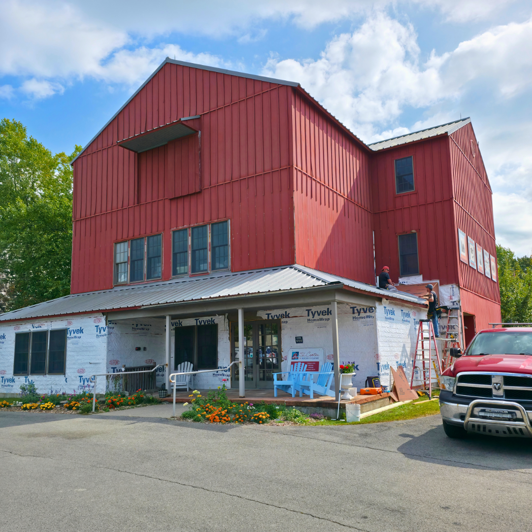 Construction Has Started on the Red Barn Addition